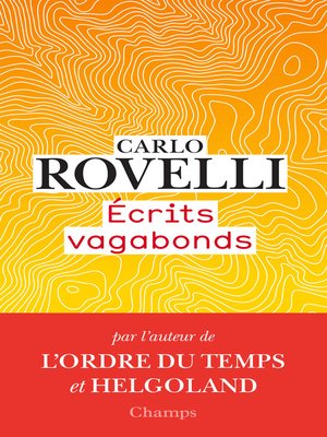 cover image of Écrits vagabonds